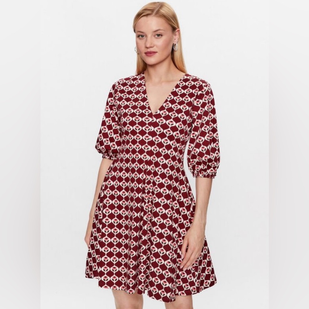 Max Mara | Cincghia Flared Dress in Jersey Print